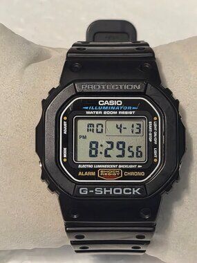 Casio G Shock Digital Matte Black